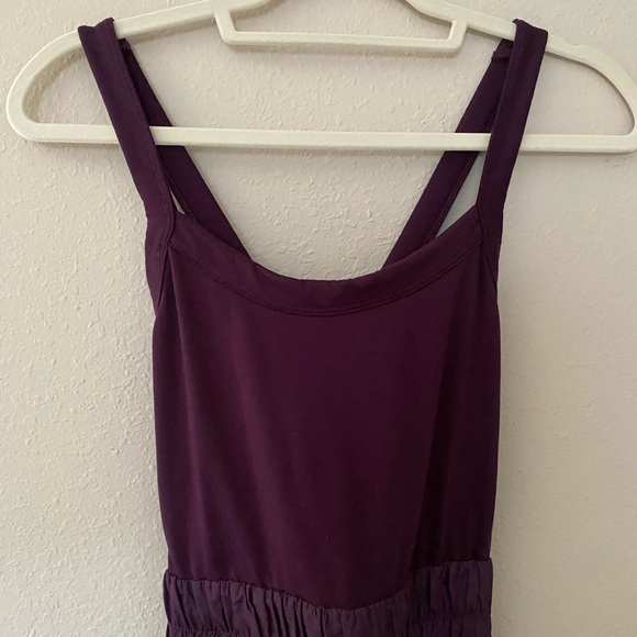 Free People Movement Way Home Skort Romper In Eggplant Size Small - Picture 5 of 7